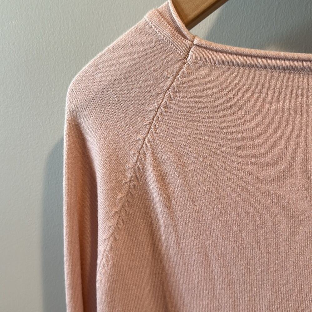 Pink Clover XL Valencia Pink Curved Hem Sweater‎ - Picture 8 of 8